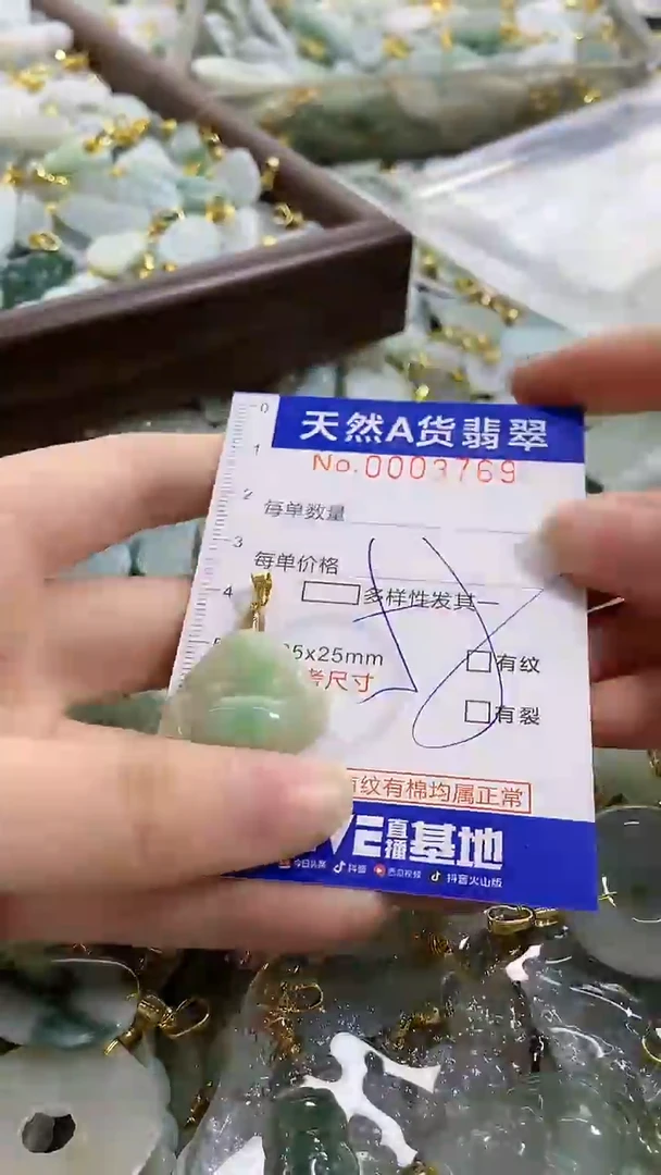 颈饰未镶嵌翡翠天然A货翡翠