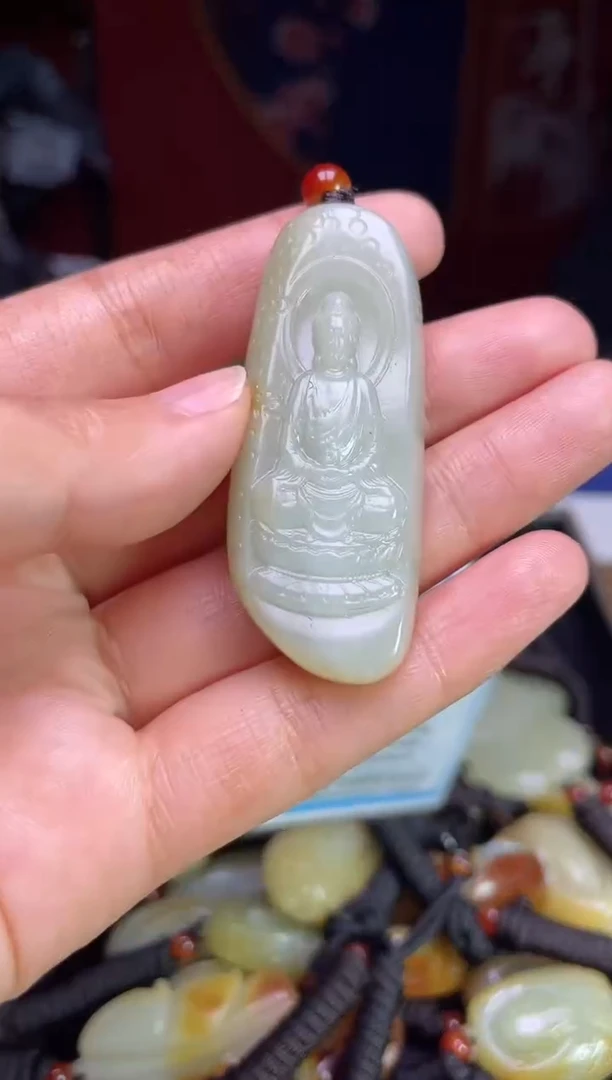 颈饰未镶嵌和田玉123