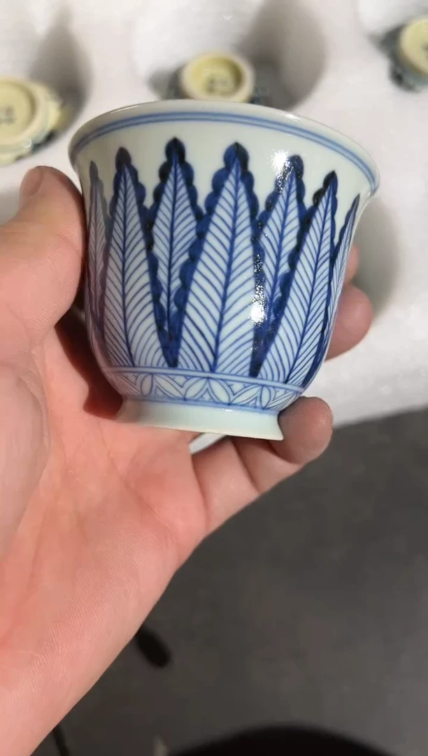 瓷片景德镇瓷器茶器茶杯