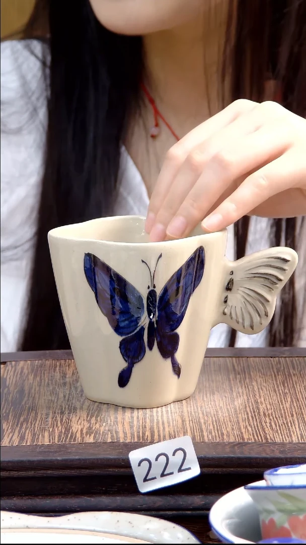 杯子景德镇陶瓷手绘222