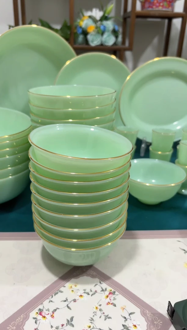 4.5英寸玉瓷碗10个口径11.5厘米