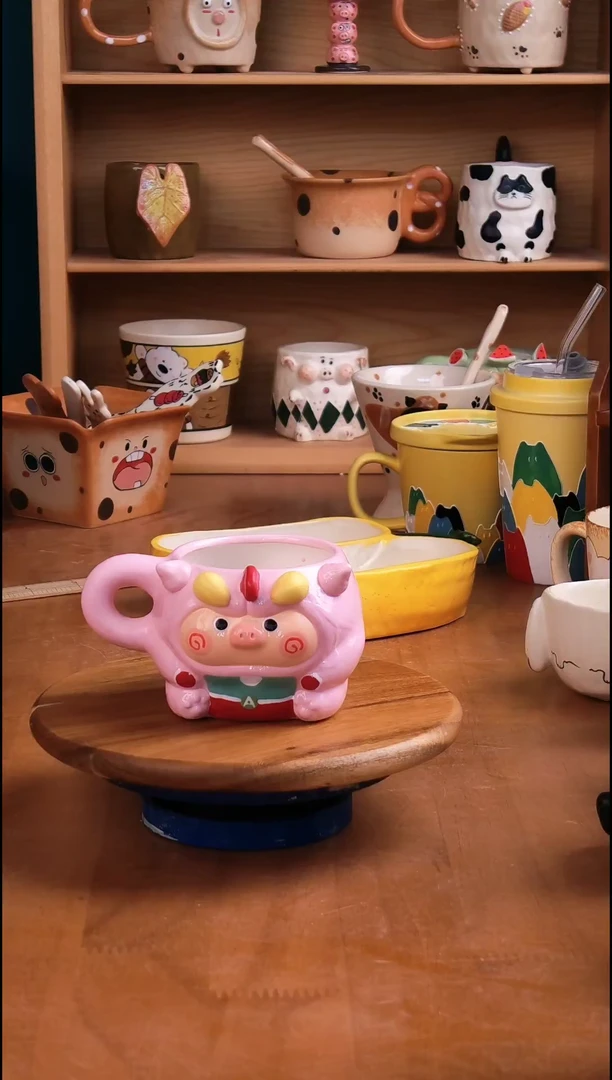 摆件陶景德镇原创手工陶瓷