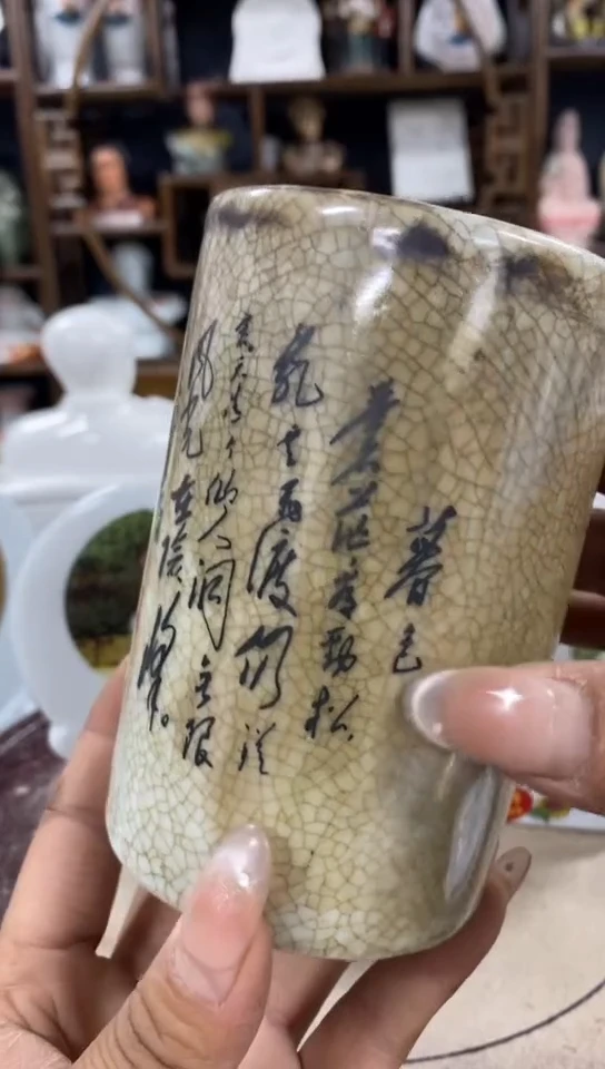 收藏家居装饰摆件真品瓷器老物件