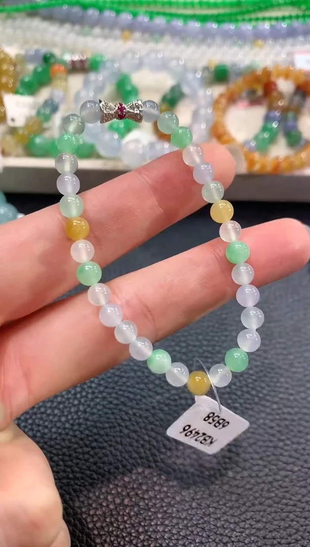 未镶嵌手串翡翠a199 春日珠宝