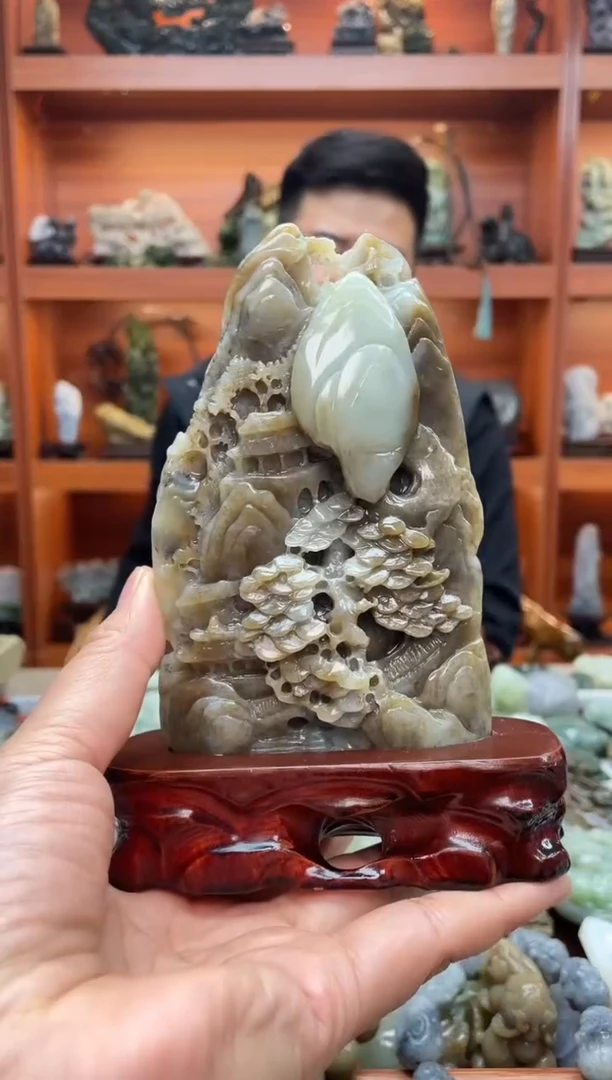 未镶嵌和田玉摆件1