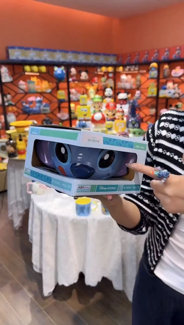 瓷片@@史迪奇水果沙拉碗（礼盒）