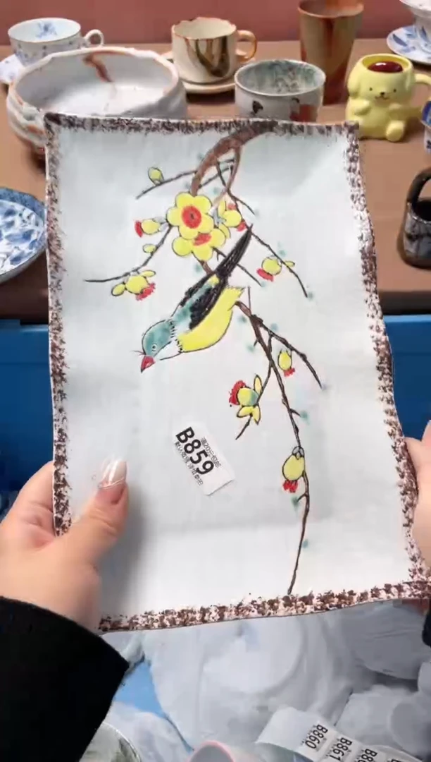 瓷片高****墙瓷器瓷器B859