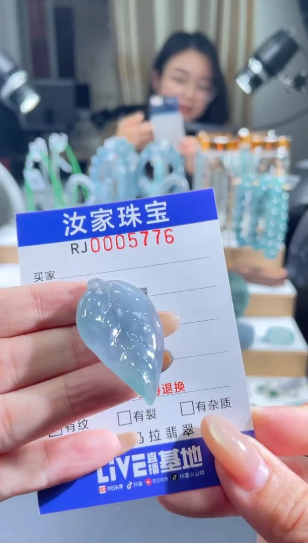 未镶嵌挂件翡翠5776