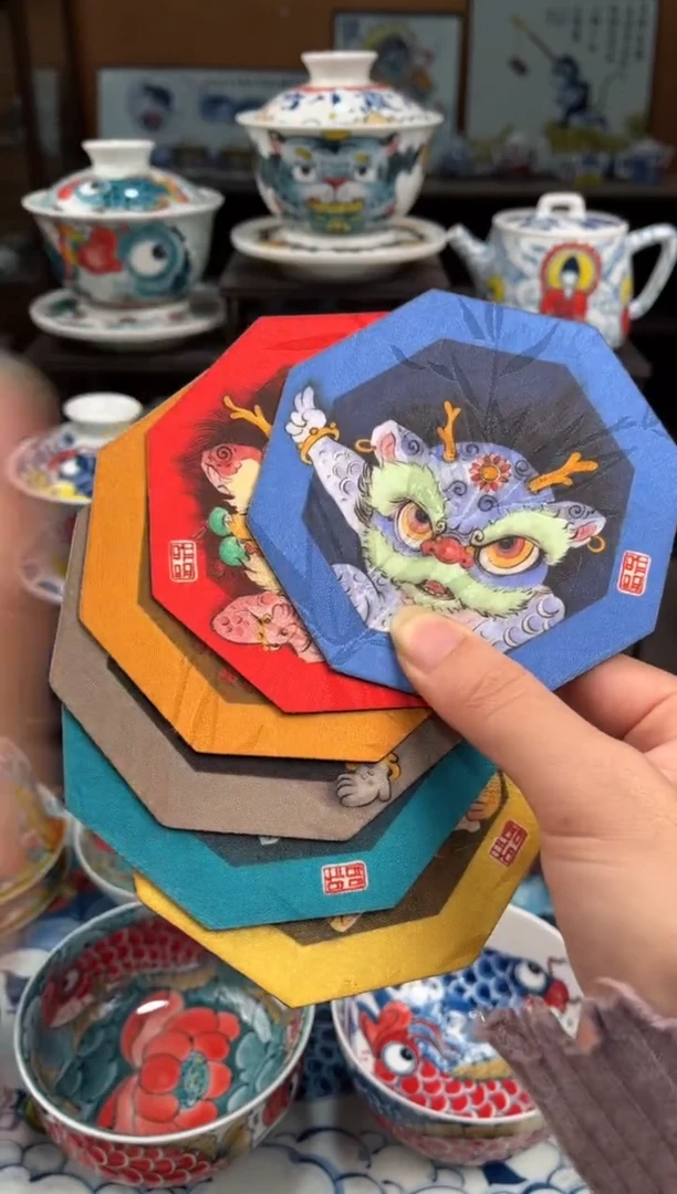 拙明院（宠粉价格）杯垫（6个一起）
