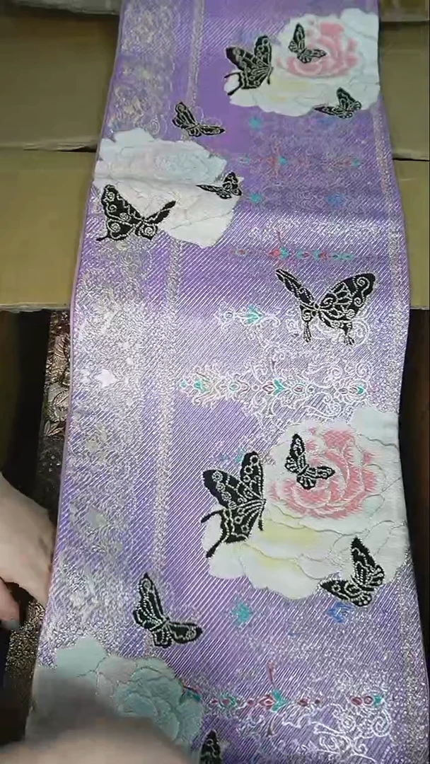 织绣22 六通蝴蝶玫瑰花