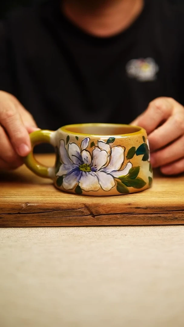 @@陶园瓷舍@@纯手工手绘@高温釉下彩