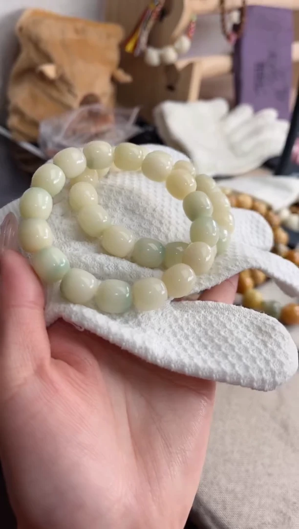 【闪购商品】菩提根/象牙果手串v72干磨年糕12*13手串