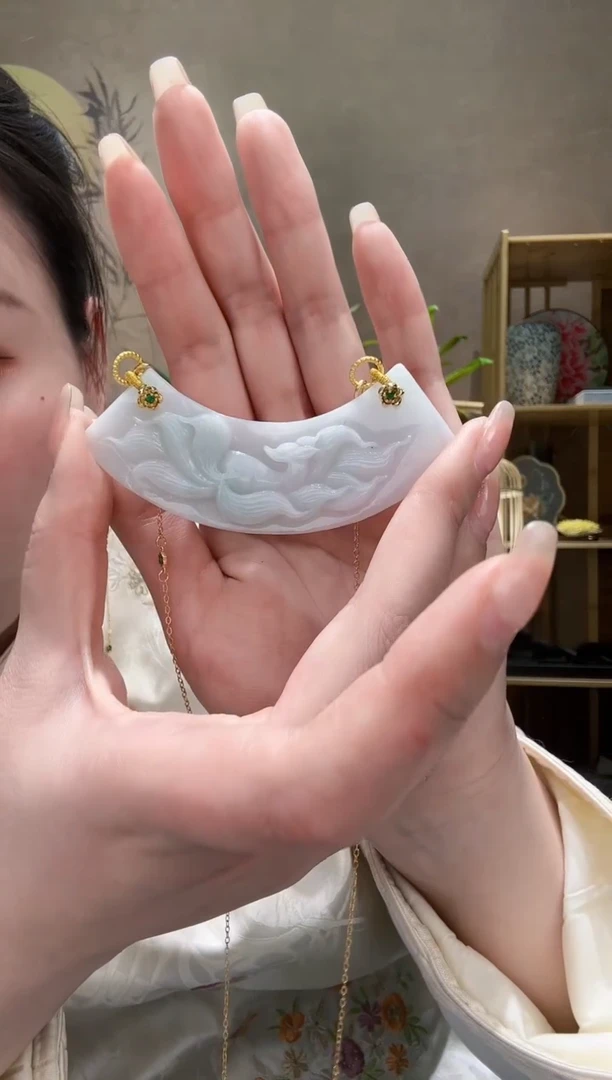 【闪购商品】翡翠耳饰未镶嵌吊坠