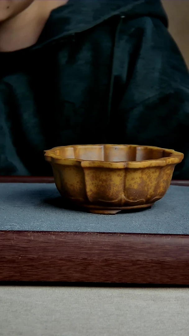 紫砂花盆13*5.5内径紫砂花盆