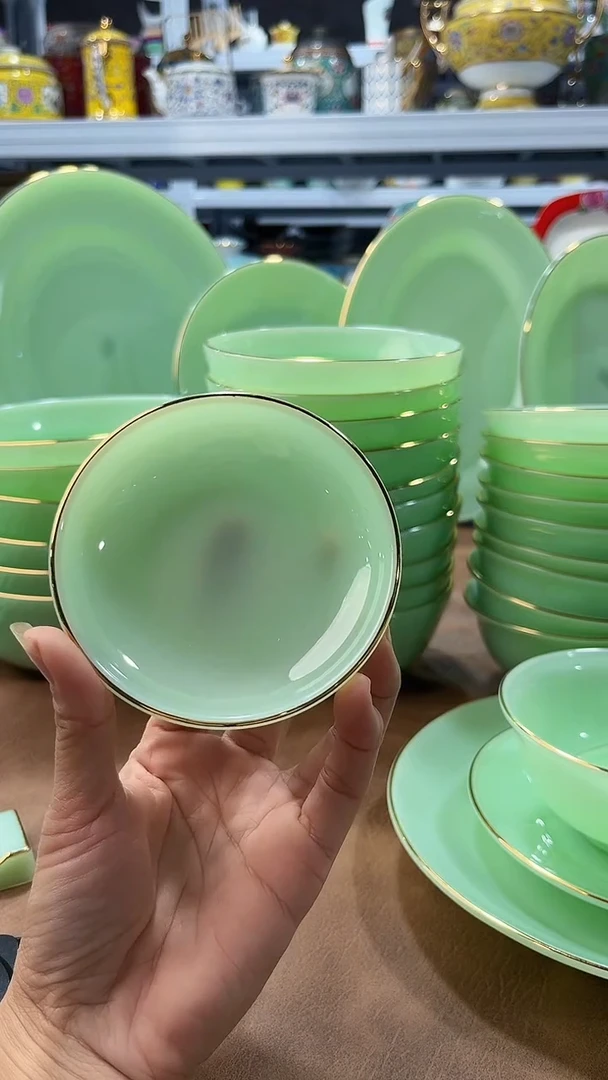 玉瓷玉瓷小蘸料碟10只景德镇陶瓷