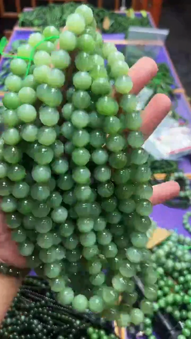 手串未镶嵌和田玉俄料猫眼项链卡12