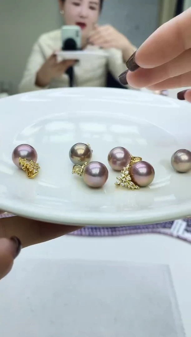 未镶嵌吊坠淡水珍珠紫色系冰雪女王吊坠