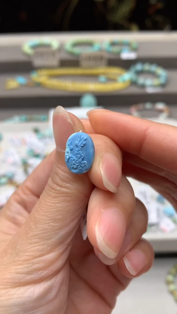 未镶嵌绿松石雕刻Y168