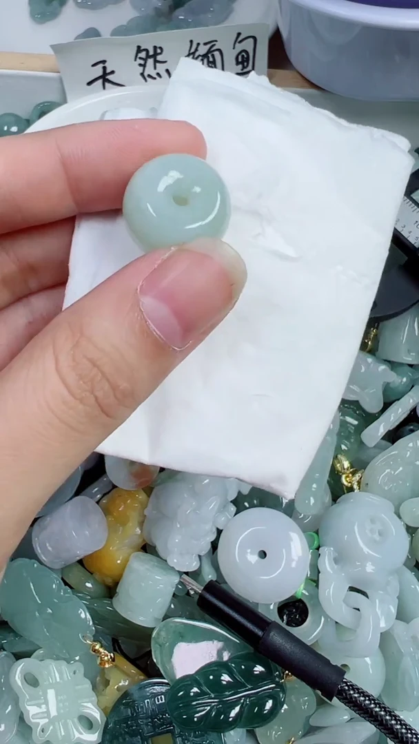 散珠翡翠46号链接，A货翡翠