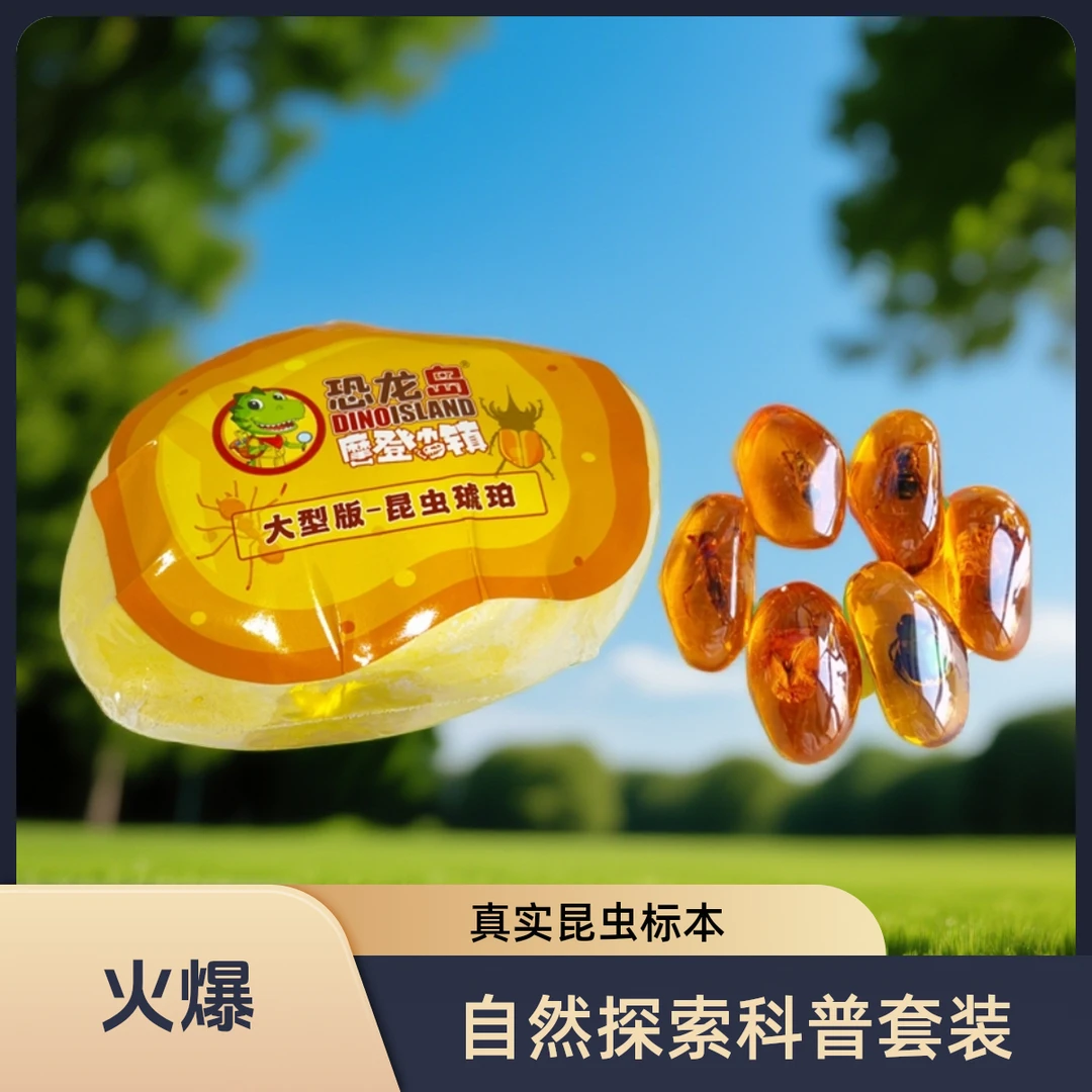 小学自然科普套件探秘真实昆虫益智挖掘探索套装自然启蒙考古玩具