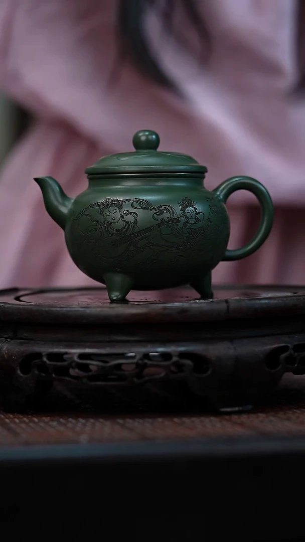 茶壶紫砂宜兴岁颐传砂原矿全手33