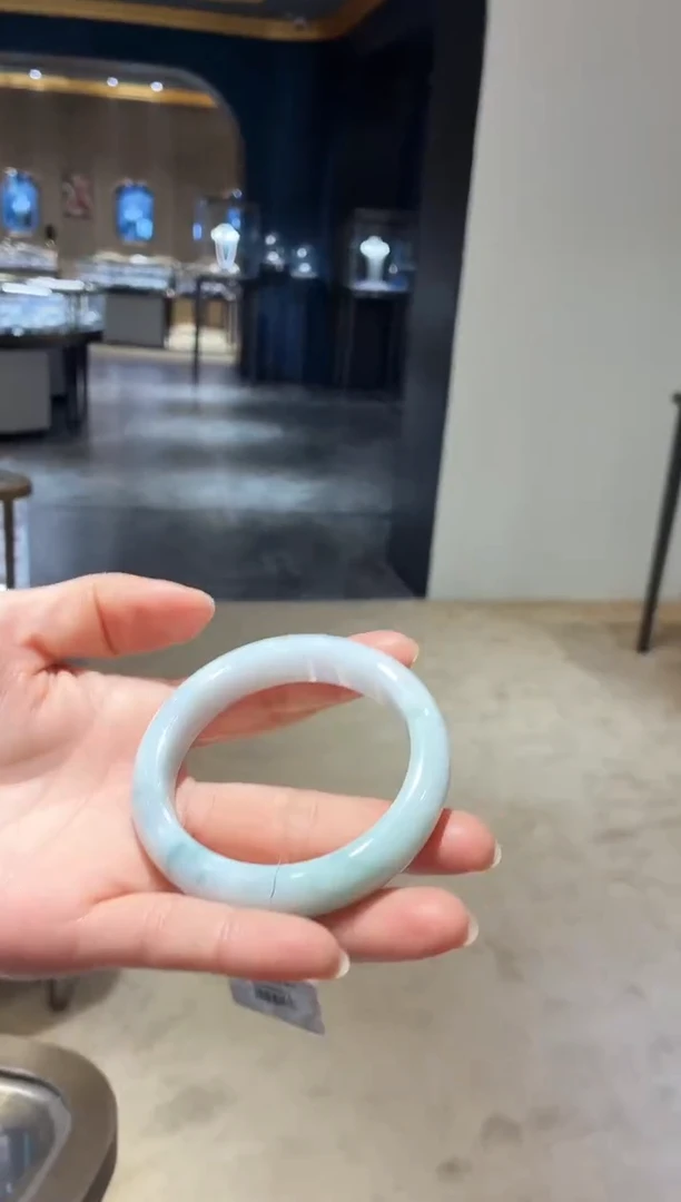 未镶嵌手镯翡翠164【】不退不换圈口57