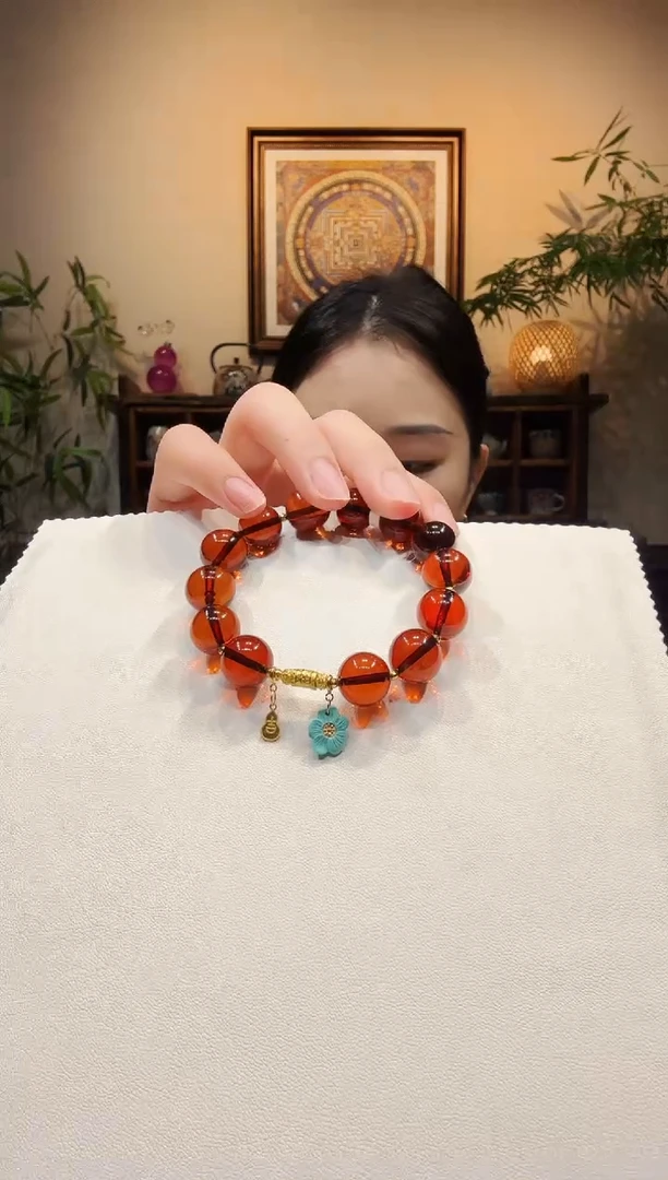 手链血珀未镶嵌手链