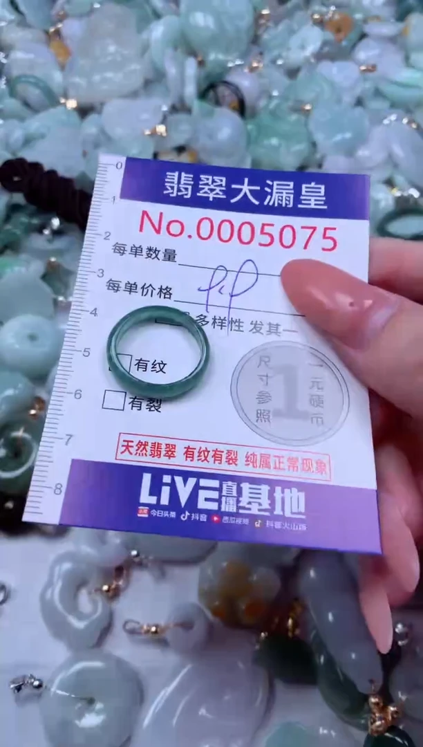 吊坠(不含链)未镶嵌翡翠5075