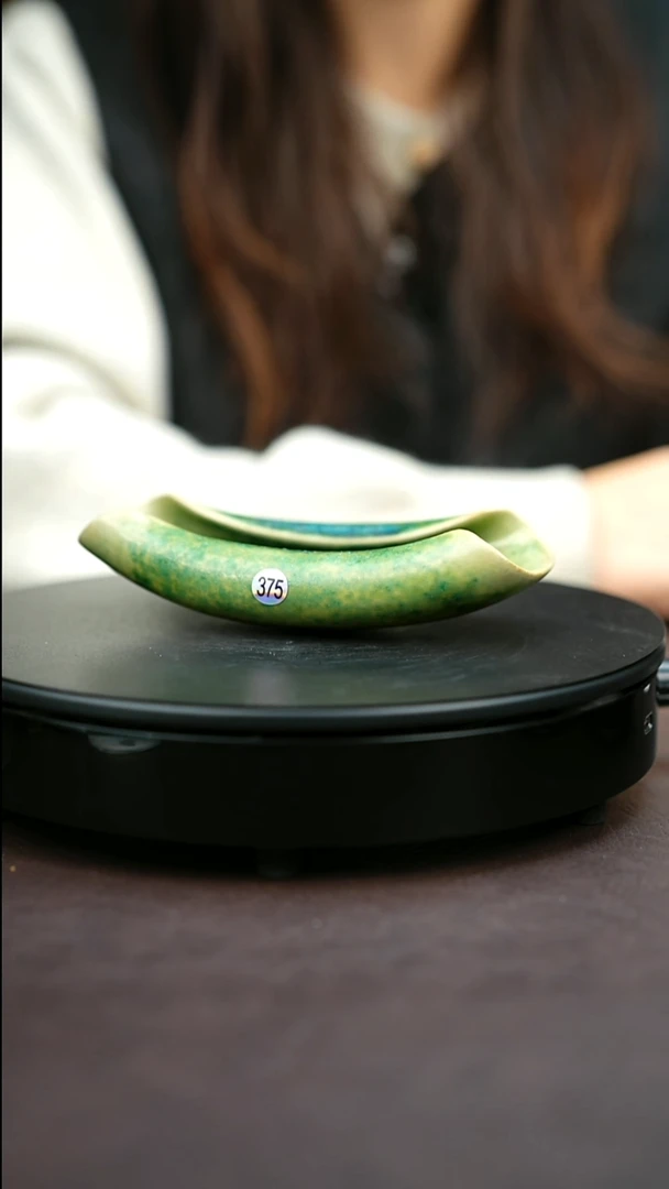 375*一级品原矿钧瓷炉钧釉茶则