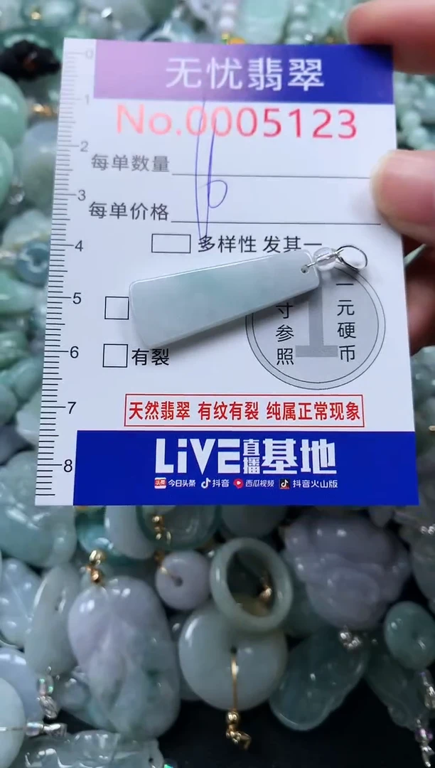 颈饰未镶嵌翡翠5123