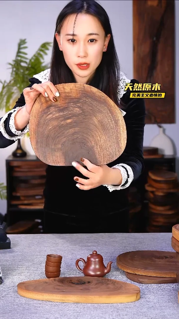 木北美黑胡桃原木.干裂疤结不属于商品质量问题完美主义者慎拍