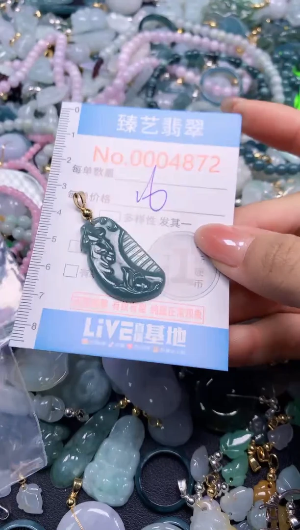 颈饰未镶嵌翡翠4872