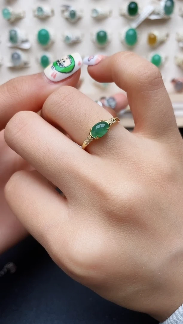 【闪购商品】翡翠戒指未镶嵌缅甸翡翠