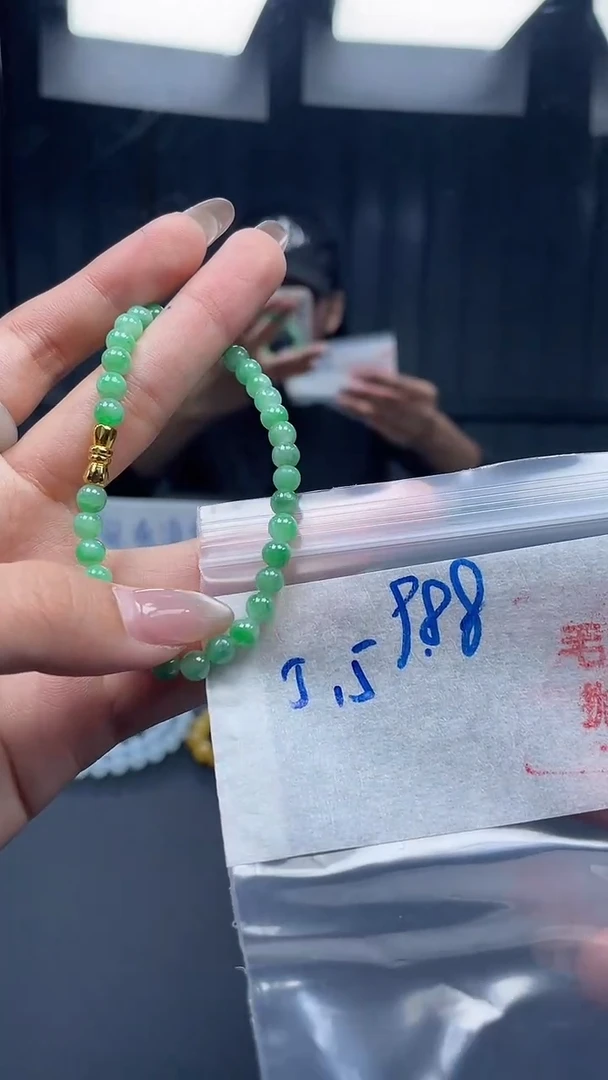 未镶嵌定制翡翠007毛货需精细抛光多样性发一件珠串