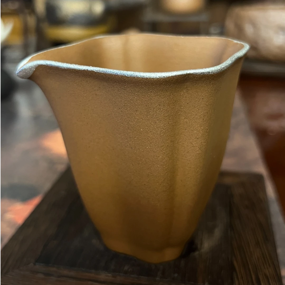 [拙器雅集]空寂斋花语公道杯老岩泥茶海日式复古陶瓷家用功夫茶具