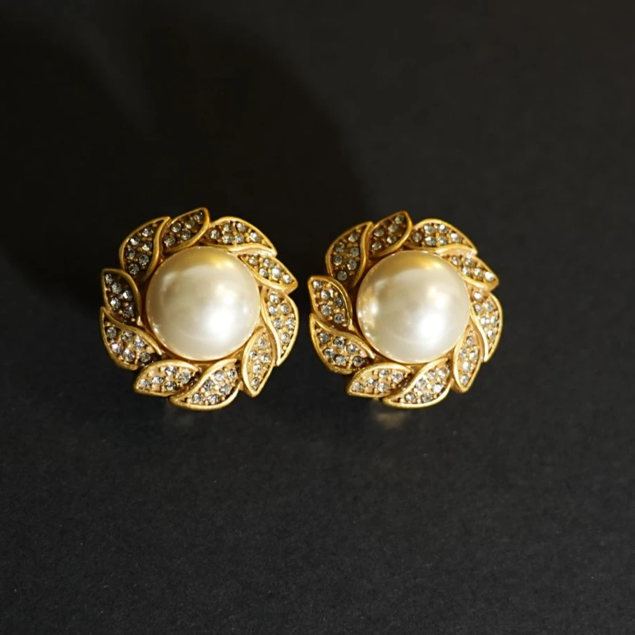 铜合金仿水晶耳饰 铜合金仿水晶耳饰  铜合金耳饰【WRR2133】