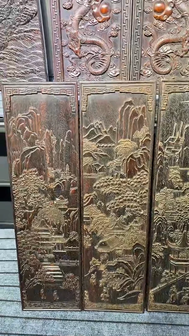 木紫檀雕刻一物一拍