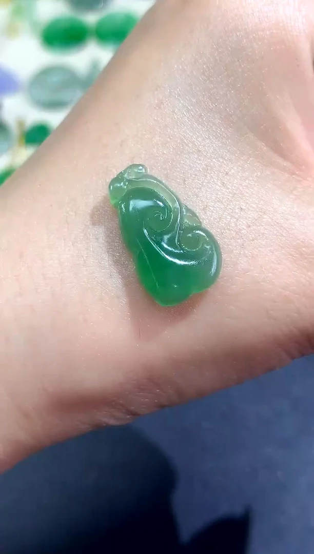 未镶嵌定制翡翠毛货翡翠|1500