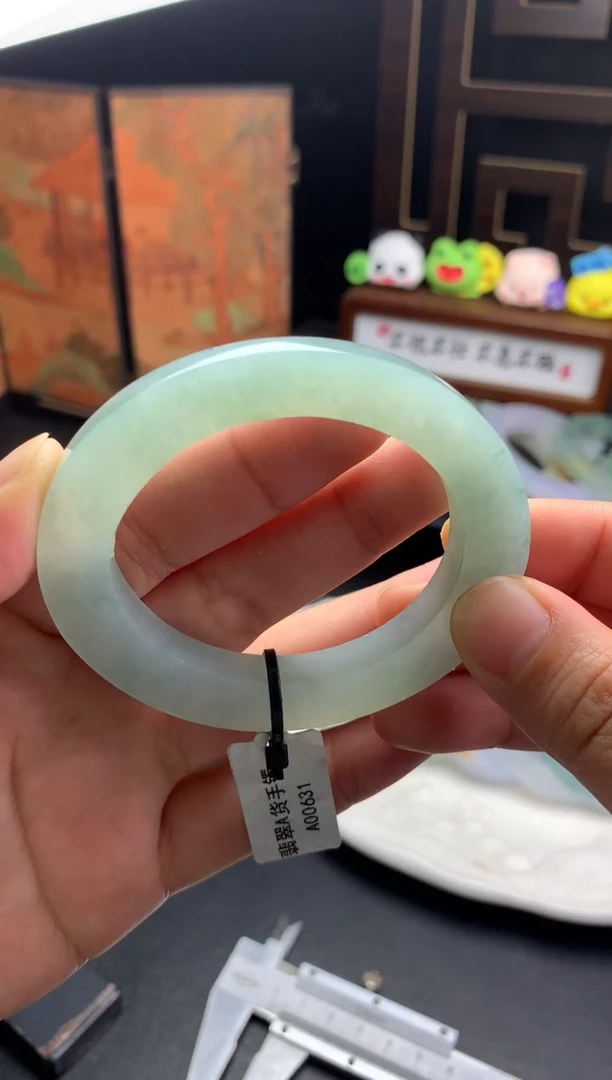 未镶嵌手镯定制定制翡翠胶胶润润美美镯50-57贵妃-31号