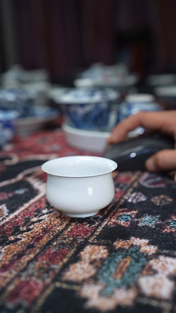 摆件陶超薄杯子景德镇发货