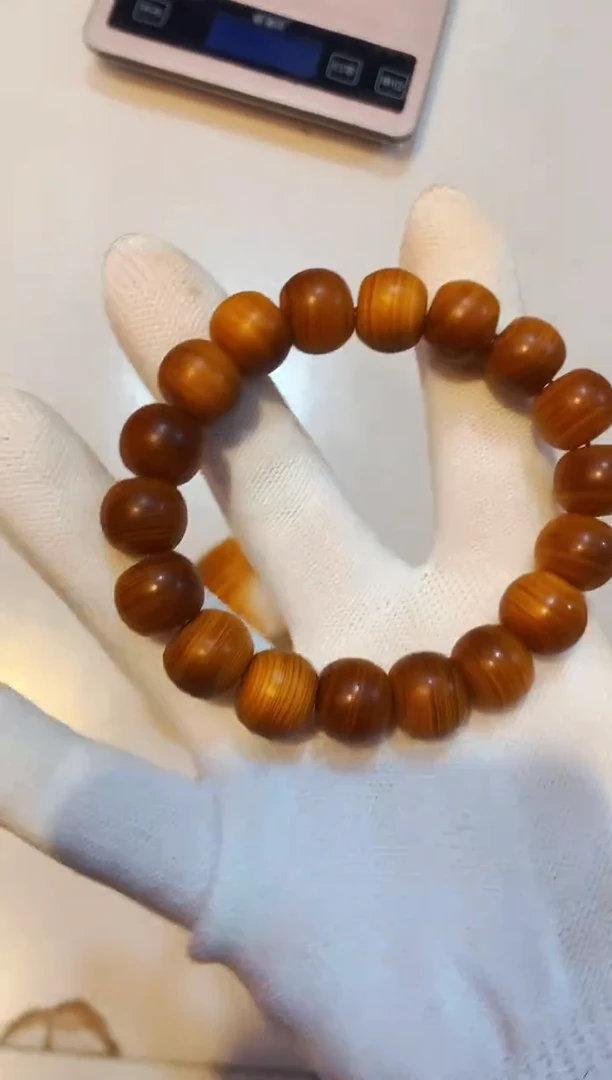 柏木（崖柏）小苹果单条北太行崖柏手把件手串