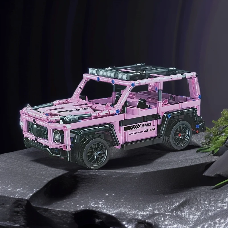 大G越野车积木益智拼装玩具仿真模型摆件汽车超大型高难度0133