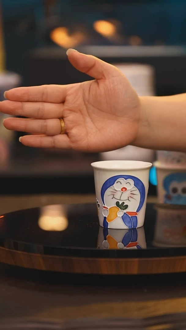 【闪购商品】摆件景德镇设计师釉下彩绘陶瓷