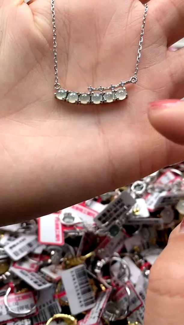 【闪购商品】翡翠戒指银S925镶嵌1111111-5