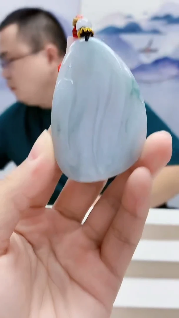未镶嵌定制翡翠5167lr-毛货挂件55