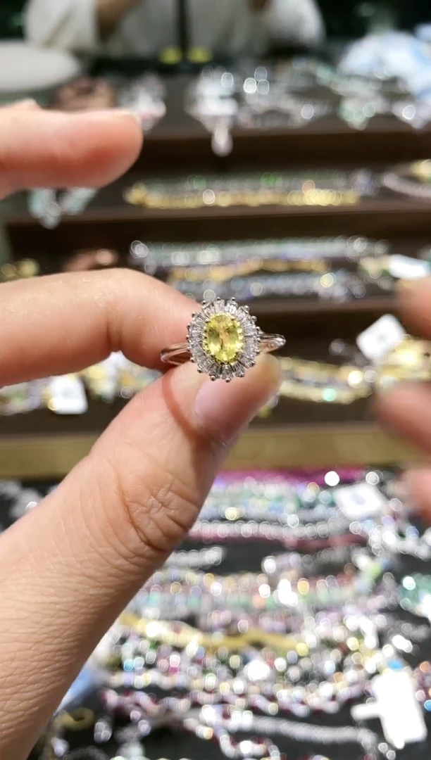 【闪购商品】蓝宝石戒指银S925镶嵌戒指