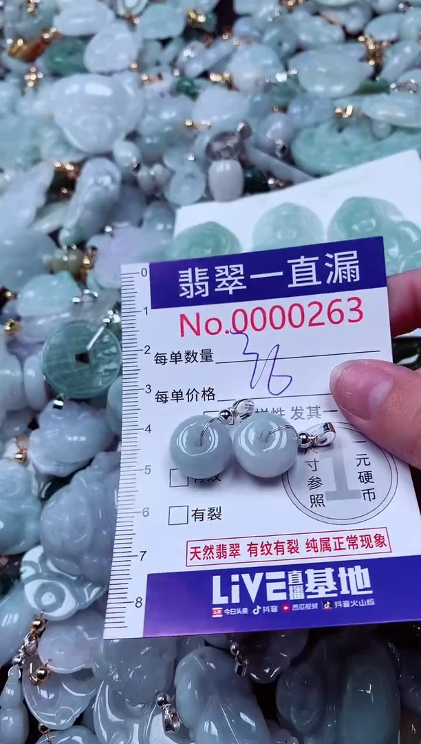 吊坠(不含链)未镶嵌翡翠263