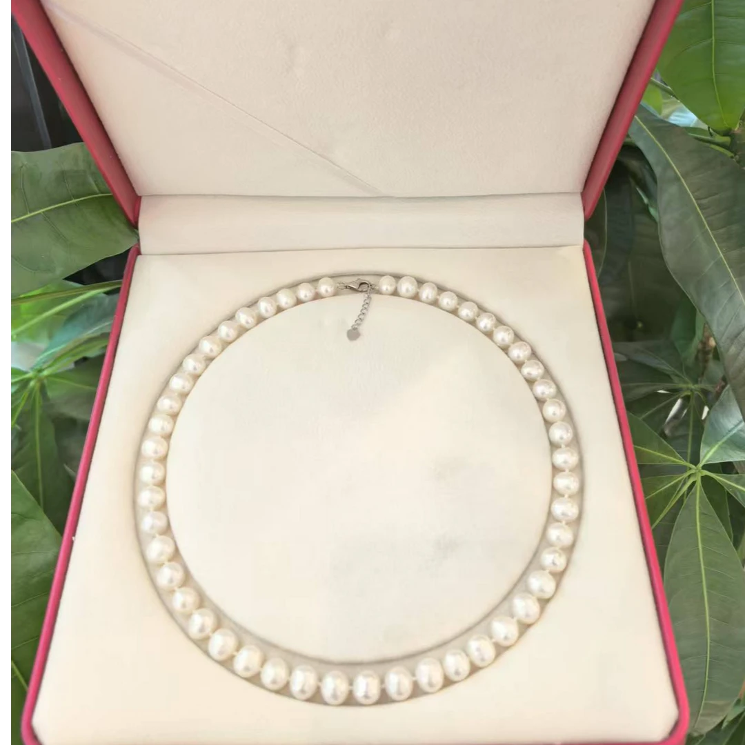 楼哥甄选 珍珠项链 淡水珠卡7-9mm 母亲节520送礼多样性发货