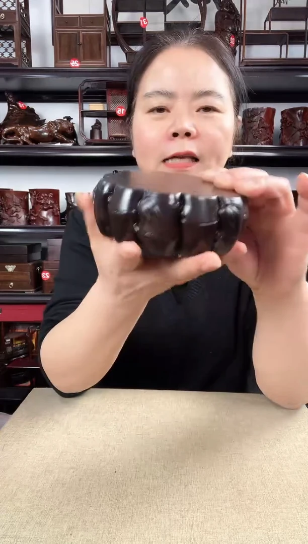木大竹节圆老李红木工艺品