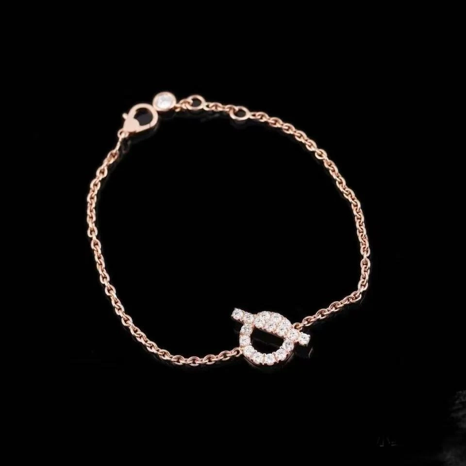 95新 Hermes/爱马仕 坤球奢选 爱马仕小q满钻手链